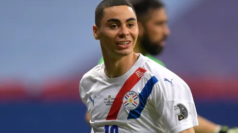 Miguel Almirón will miss Paraguay's game with Peru in the Copa America 2021 quarterfinals. (Getty)