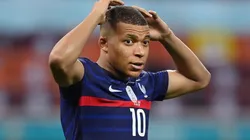 Kylian Mbappé missed the decisive penalty against Switzerland. (Getty)