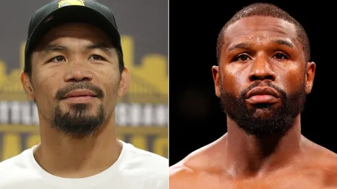 Manny Pacquiao hit back at Floyd Mayweather. (Getty)