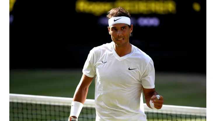 Rafael Nadal in Wimbledon 2019 (Getty).