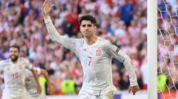 Morata gave Spain the edge in extra time. (Getty)