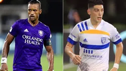 Nani of Orlando City SC (left) and Christian Espinoza of San Jose Earthquakes (Getty).