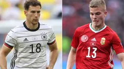 Leon Goretzka of Germany (left) and Andras Schaefer (Getty).