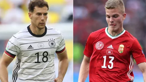 Leon Goretzka of Germany (left) and Andras Schaefer (Getty).