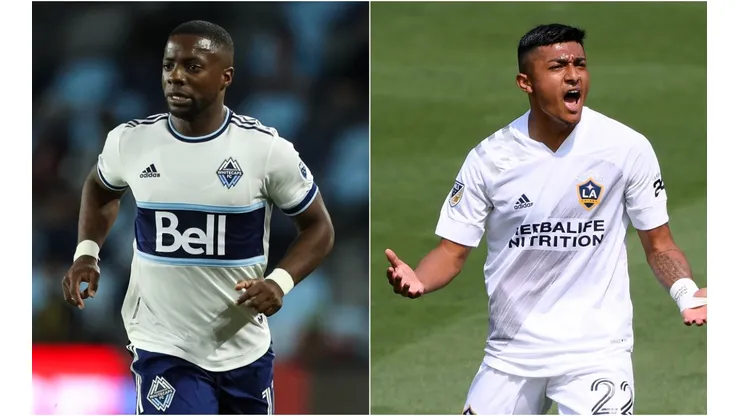 The Whitecaps and the Galaxy will try to claim the three points in Week 9 of 2021 MLS. (Getty)