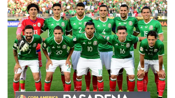 Mexico in their last Copa America participation in 2016. (Getty)