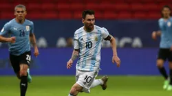 Lionel Messi had an oustanding performance against Uruguay (Getty).