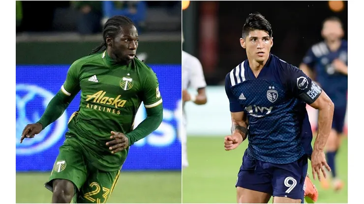 Portland Timbers and Sporting Kansas City face off in 2021 MLS Week 8 (Getty).