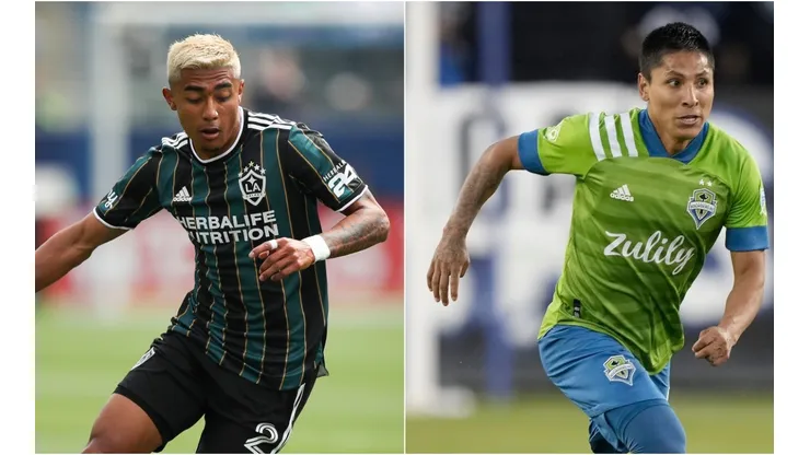 Los Angeles Galaxy and Seattle Sounders clash on MLS 2021 Week 8 (Getty).