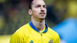 Zlatan Ibrahimovic while playing for Sweden. (Getty)