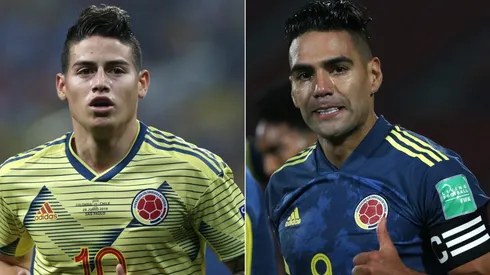 James Rodríguez and Radamel Falcao aren't part of Colombia's Copa America 2021 roster (Getty).