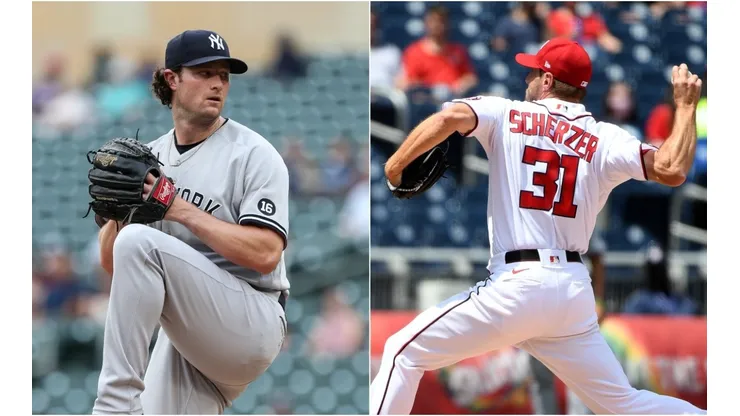 Gerrit Cole (left) & Max Scherzer. (Getty)
