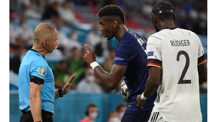Pogba claims to have been bitten by Rudiger (Getty)