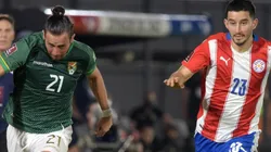 Oscar Ribera of Bolivia (left) and Mathias Villasanti of Paraguay (Getty).