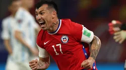 Chile's Gary Medel celebrates a goal (Getty).