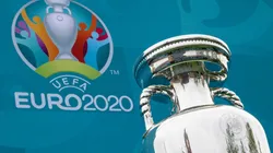The UEFA Euro 2020 Trophy. (Getty)