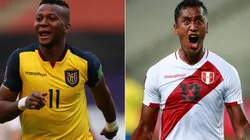 Michael Estrada of Colombia (left) and Renato Tapia of Peru (Getty).