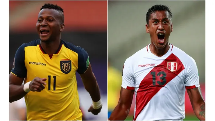 Michael Estrada of Colombia (left) and Renato Tapia of Peru (Getty).