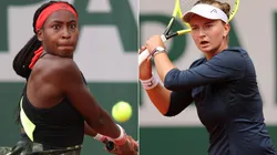 Coco Gauff (left) and Barbora Krejcikova (Getty).