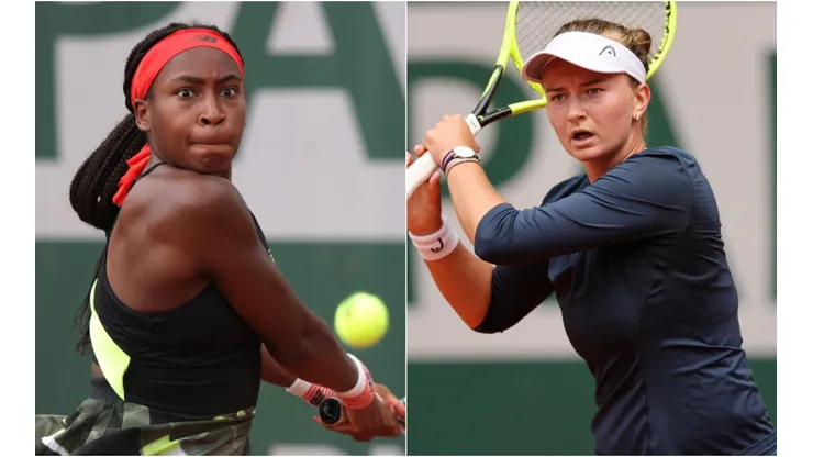 Coco Gauff (left) and Barbora Krejcikova (Getty).