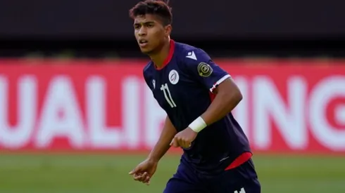 Nowend Lorenzo of the Dominican Republic (Twitter @sedofutbol).