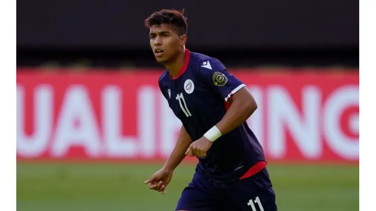Nowend Lorenzo of the Dominican Republic (Twitter @sedofutbol).