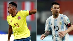 Colombia and Argentina face off in a thrilling game for the Conmebol World Cup Qualifiers 2022 (Getty).