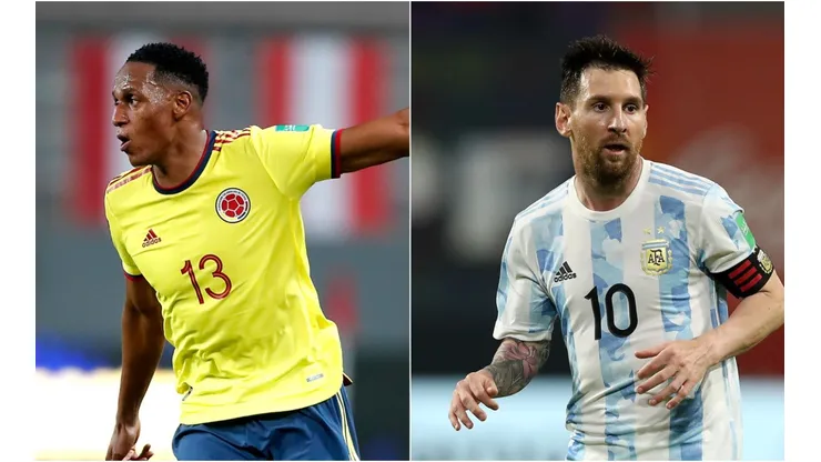 Colombia and Argentina face off in a thrilling game for the Conmebol World Cup Qualifiers 2022 (Getty).