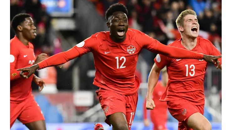 Alphonso Davies of Canada.(Canadian Premier League)