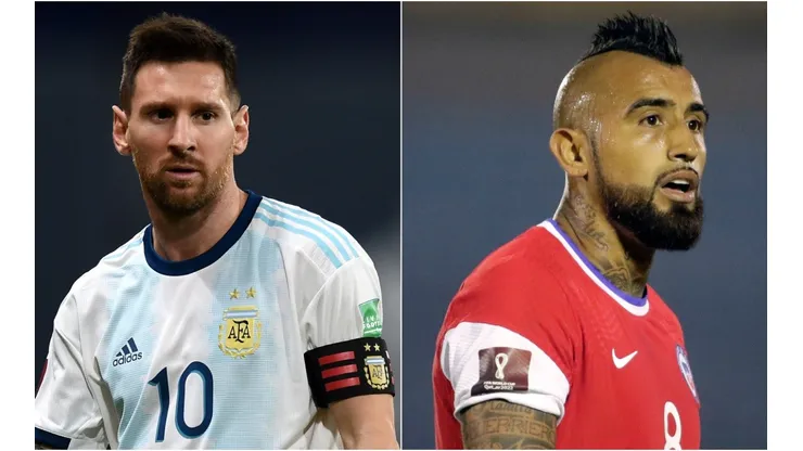 Argentina and Chile will clash in Matchday 7 of the 2022 World Cup Qualification (Getty).