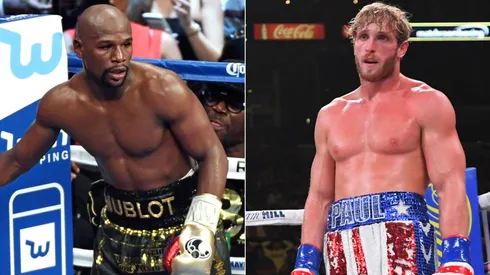 Floyd Mayweather and Logan Paul will fight after back-and-forth (Getty).