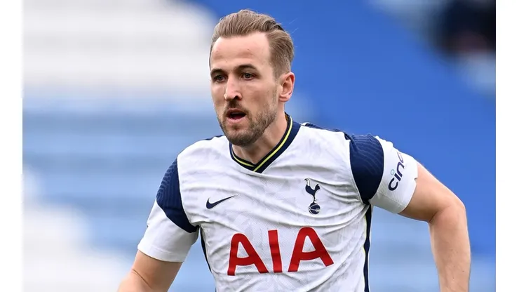 Prolific striker Harry Kane is being linked with a possible exit from Spurs (Getty).