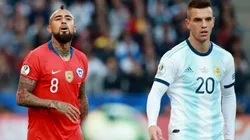 Argentina and Chile will clash in one of the most attractive matches in Round 7 (Getty).