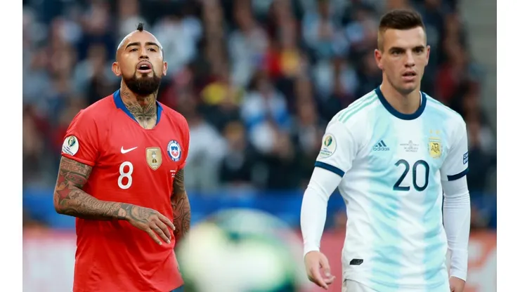 Argentina and Chile will clash in one of the most attractive matches in Round 7 (Getty).