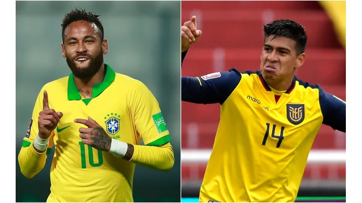 Brazil and Ecuador clash in an exciting game for the South American World Cup Qualifiers 2022 (Getty).