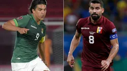Marcelo Moreno Martins of Bolivia and Tomás Rincón of Venezuela (Getty).