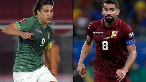 Marcelo Moreno Martins of Bolivia and Tomás Rincón of Venezuela (Getty).