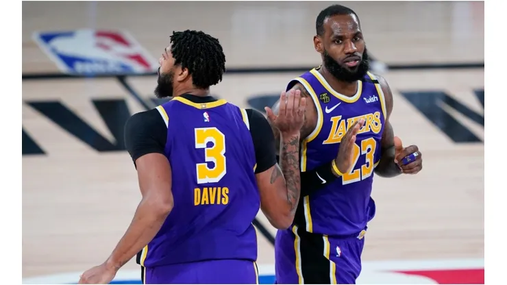 LeBron James & Anthony Davis. (Getty)