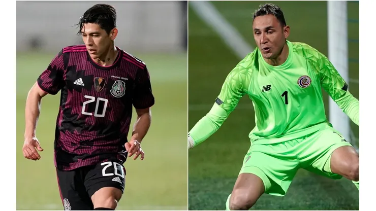 Gerardo Arteaga of Mexico (left) and Keylor Navas of Costa Rica (right). (Getty)