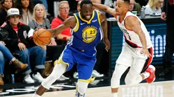 Draymond Green & CJ McCollum. (Getty)