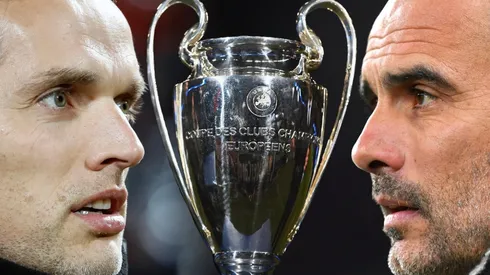 Thomas Tuchel of Chelsea (left) and Pep Guardiola of Manchester City (right). (Getty)