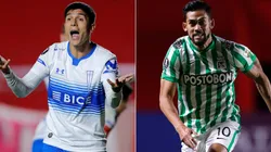 Universidad Católica and Atlético Nacional face off with a Copa Libertadores 2021 Round of 16 berth on the line (Getty).