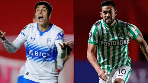 Universidad Católica and Atlético Nacional face off with a Copa Libertadores 2021 Round of 16 berth on the line (Getty).