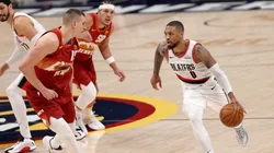 Damian Lillard & Nikola Jokic. (Getty)