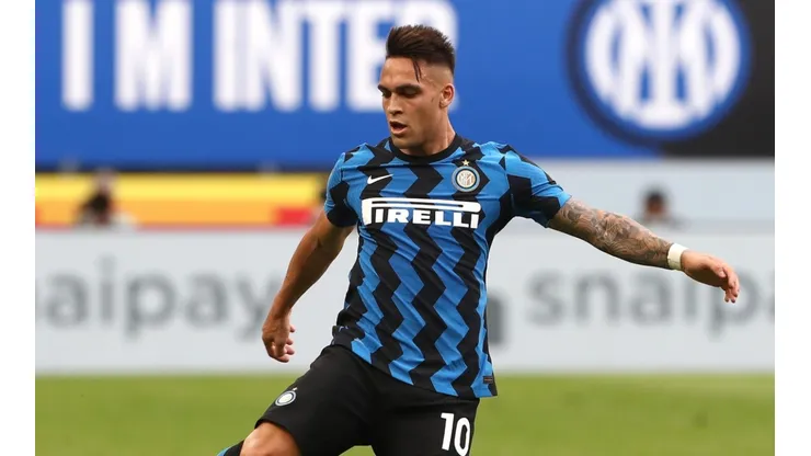 Lautaro Martínez is linked with a move once again (Getty).