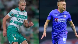 Santos Laguna and Cruz Azul begin the battle for the Liga MX Playoffs 2021 trophy (Getty).