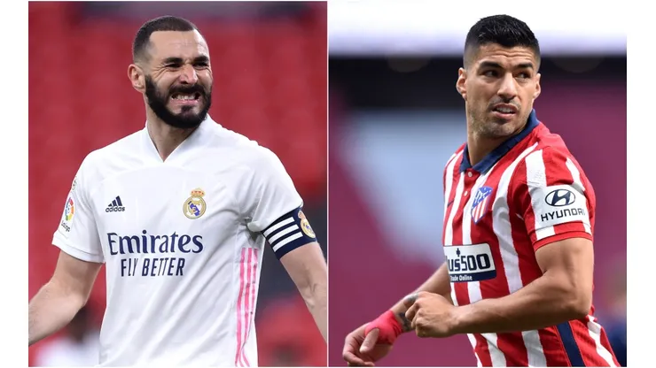 Real Madrid and Atletico head into a dramatic final round of La Liga 2020-2021 (Getty).