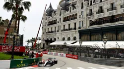 Valtteri Bottas driving at the F1 Grand Prix of Monaco at Circuit de Monaco. (Getty)