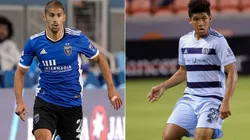 San Jose Earthquakes and Sporting Kansas City clash in an exciting MLS Western Conference duel (Getty).