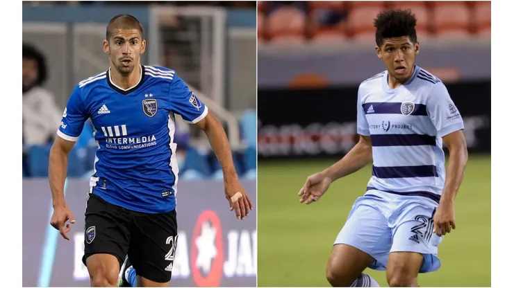 San Jose Earthquakes and Sporting Kansas City clash in an exciting MLS Western Conference duel (Getty).